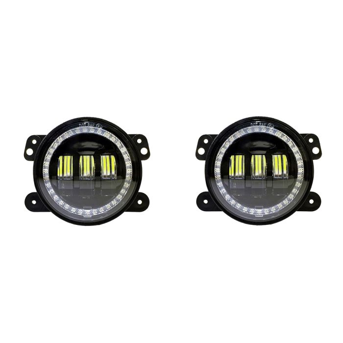 Quake LED Jeep JK/CJ/TJ Tempest 4インチ 30W フォグライト RGB HDアクセント