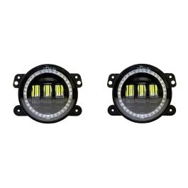 Quake LED Jeep JK/CJ/TJ Tempest 4インチ 30W フォグライト RGB HDアクセント