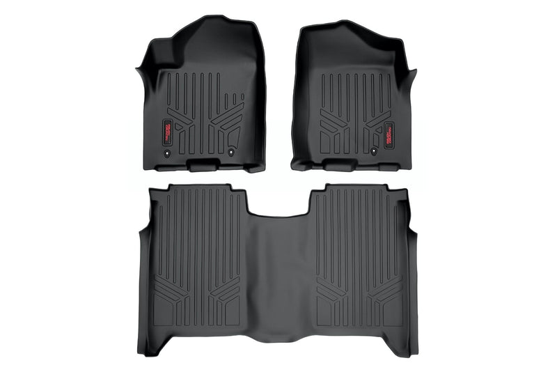 ラフカントリー Floor Armor フロアマット 前後席セット クルーキャブ ニッサン TITAN 2WD/4WD (2004-2015)