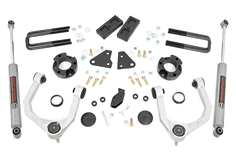 ラフカントリー 3.5インチ リフトキット | フォード Ranger 4WD (2019-2023)