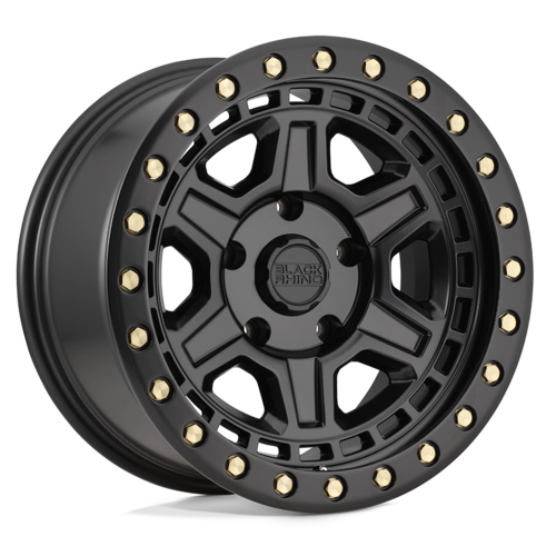 ブラックライノ RENO BR ホイール 17×9 6×139.7 オフセット+0 マットブラック/ブラスハードウェア