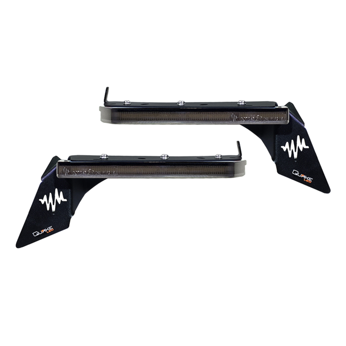 Quake LED ジープ ラングラー JL/グラジエーター JT Slim Smoked DRL フェンダーチョップキット