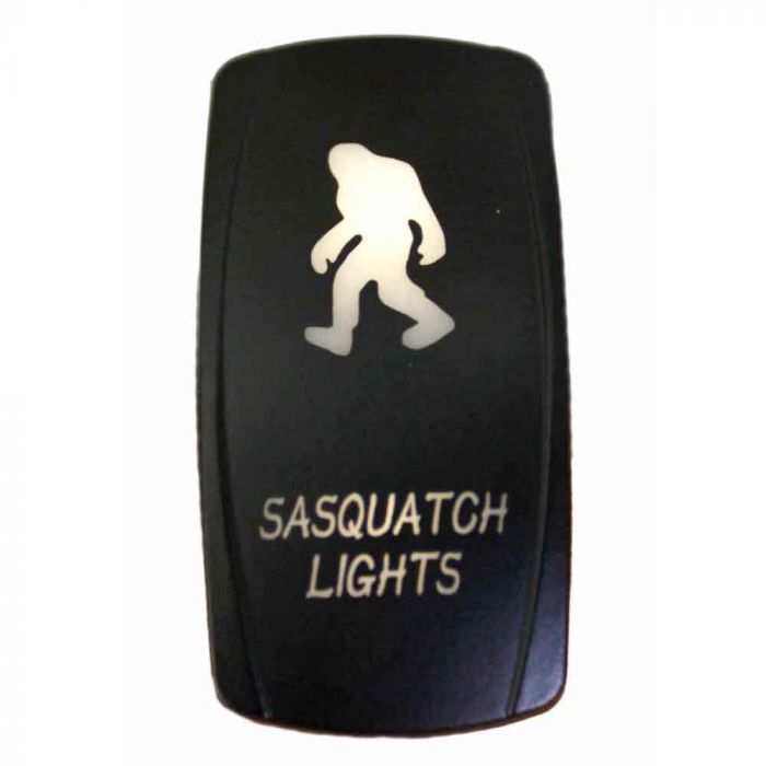 Quake LED ロッカースイッチ Sasquatch 2ウェイ 5ピン ホワイト
