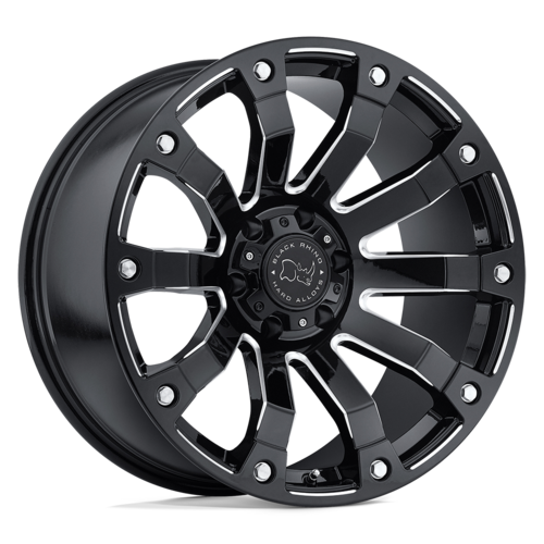 ブラックライノ SELKIRK 20x10 5x139.7 オフセット-12 センターボア78.1 グロスブラックミルド