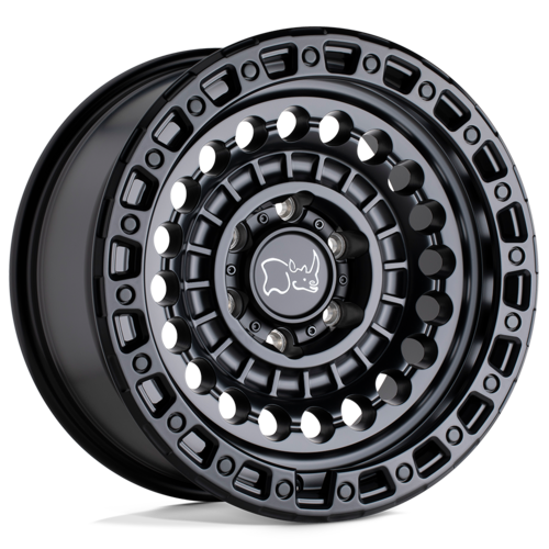 ブラックライノ SENTINEL 17×8.5 8×165.1 オフセット-18 マットブラック