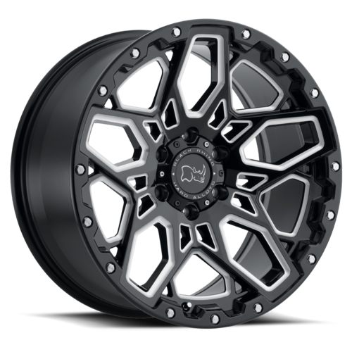 ブラックライノ SHRAPNEL 20×9.5 5×150 オフセット+12 センターボア110.1 グロスブラックミルド