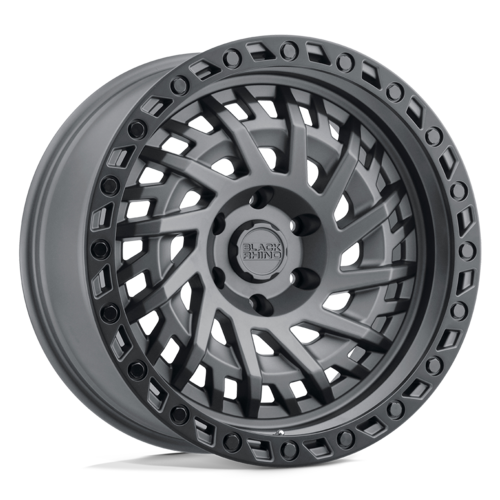 ブラックライノ SHREDDER 17×9 5×127 オフセット-18 マットガンメタルブラック