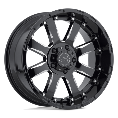 ブラックライノ SIERRA BR 17×9 6×120 オフセット+12 グロスブラックミルド