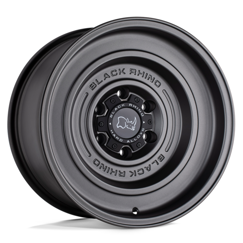ブラックライノ SOLID 17x9.5 6x139.7 オフセット-12 マットフラットブラック