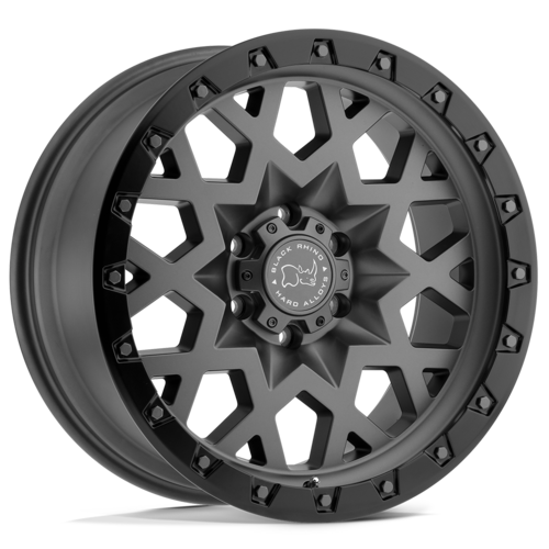 ブラックライノ SPROCKET 20×9.5 5×127 オフセット-18 センターボア71.5 マットガンメタル