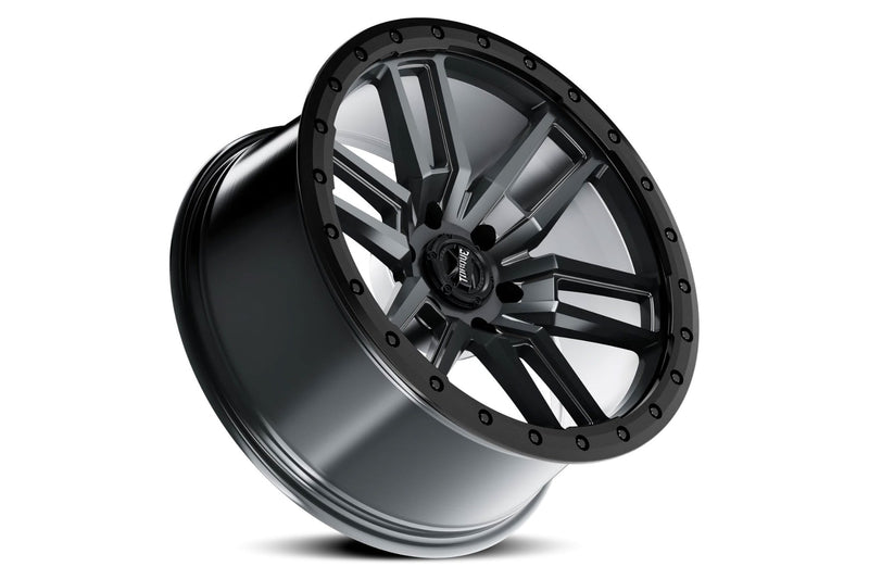 ラフカントリー TW411 Pritchett ホイール 18x9 6x5.5 -12mm アンスラサイト/ブラックリップ