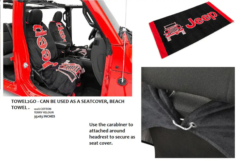JEEP ビーチタオルカバー　TOWEL2GO BEACH TOWEL