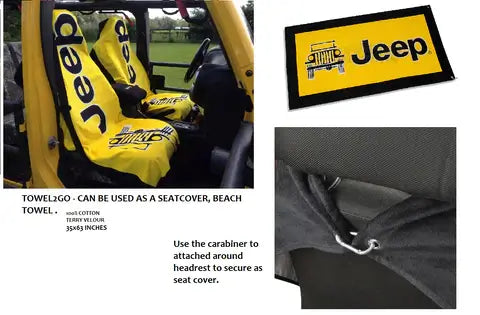 JEEP ビーチタオルカバー　TOWEL2GO BEACH TOWEL