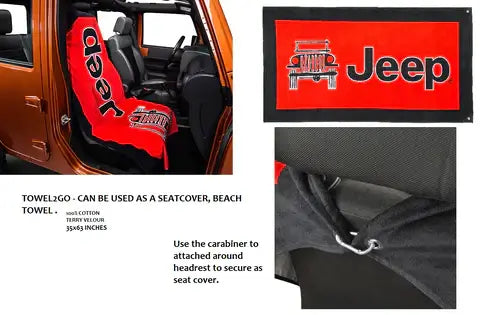 Insync | JEEP ビーチタオルカバー　TOWEL2GO BEACH TOWEL