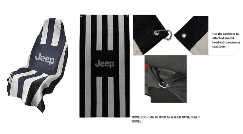 JEEP ビーチタオルカバー　TOWEL2GO BEACH TOWEL