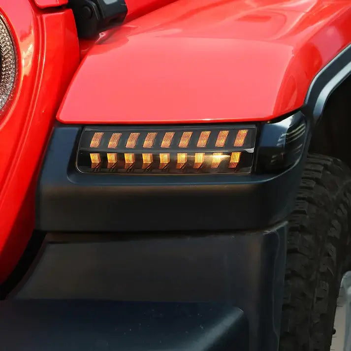 Jeep JL LED Fender Lights with LED Side Marker Lights