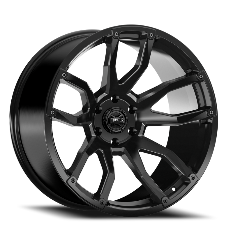 ラフカントリー Torque TW403 Impact ホイール サテンブラック 20x9 8x180 オフセット0mm