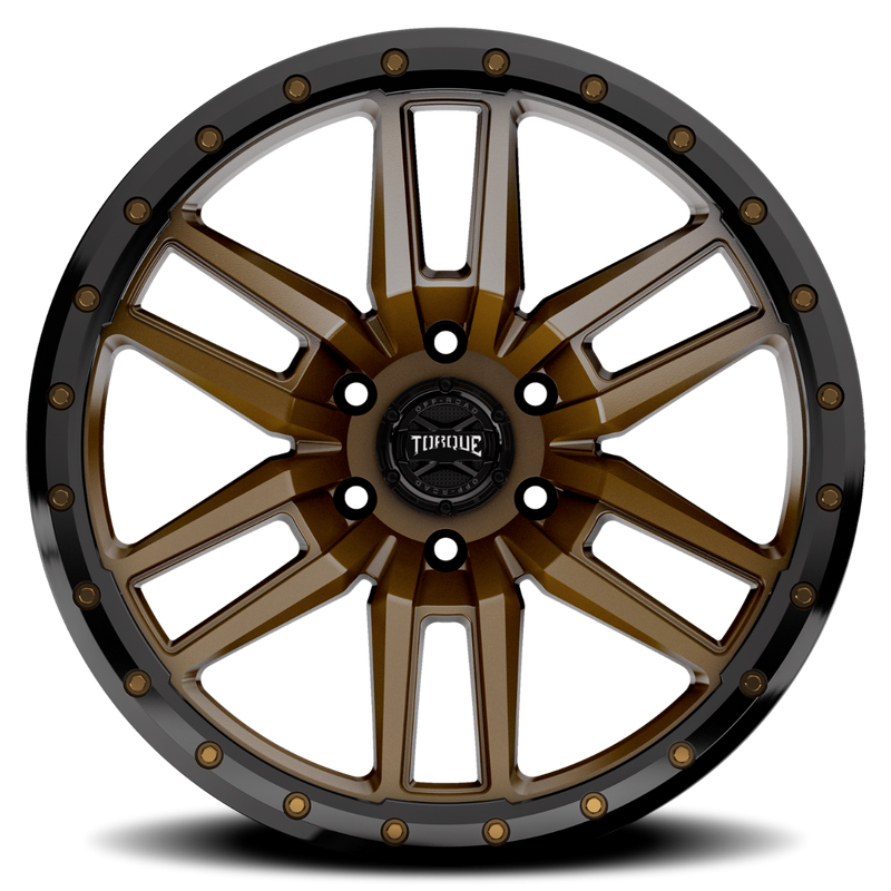ラフカントリー Torque TW411 Pritchett ホイール ブロンズ/ブラックリップ 20x9 6x135 -12mm