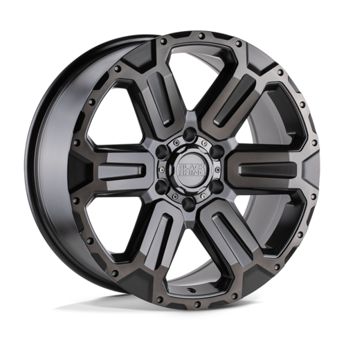 ブラックライノ WANAKA BR 20×9 6×139.7 オフセット+12 マシンドグレーブラッシュ