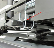 ROOF RACK U BRACKET ルーフラック用U字ブラケット THULE バー用 汎用 4セット