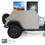 Smittybilt | キャビンカーカバー CAB COVER WITH DOOR FLAPS (GRAY)