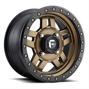 Fuel Off-Road | ANZA D583 | Matte Bronze w/ Black Ring