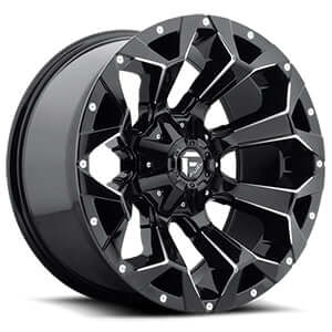 Fuel Off-Road | ASSAULT D576 | Gloss Black & Milled