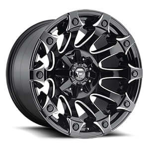 Fuel Off-Road | BATTLE AXE D578 | Gloss Black & Milled