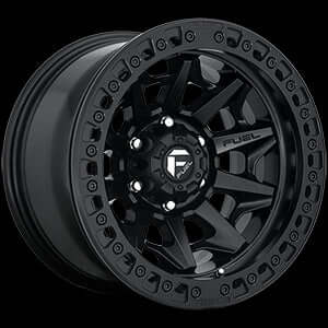 Fuel Off-Road | COVERT BEADLOCK D114 | Matte Black w/ Matte Black Ring