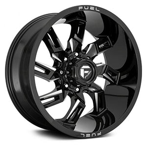 Fuel Off-Road | LOCKDOWN D747 | Gloss Black & Milled