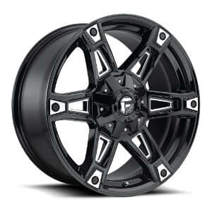 Fuel Off-Road | DAKAR D622 | Gloss Black & Milled