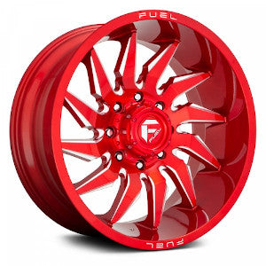 Fuel Off-Road | SABER D745 | Candy Red & Milled