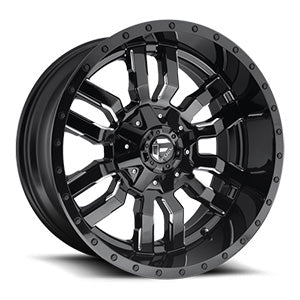 Fuel Off-Road | SLEDGE D595 | Gloss Black & Milled