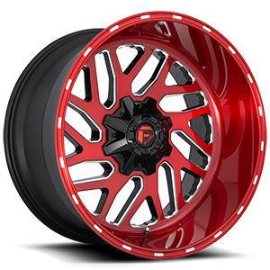 Fuel Off-Road | TRITON D691 | Brushed Candy Red/Gloss Black/Milled