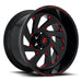 Fuel Off-Road | VORTEX D638 | Gloss Black w/ Candy Red