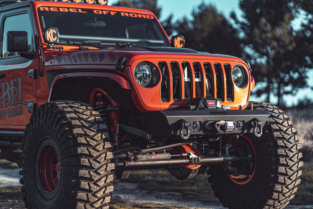 Rebel Off Road | Summit Series Front/Rear Bumper Bundle, Jeep Gladiator JT