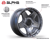 ALPHAequipt | COMMAND / 17X8.5" / 5X127 / 0MM